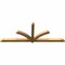 Ekena Millwork Redmond Rough Sawn Timber Gable Bracket, Western Red Cedar, 108"W x 40"H x 4"D x 4"F, 9/12 Pitch GBW108X40X0404RED00RWR - alternate 4